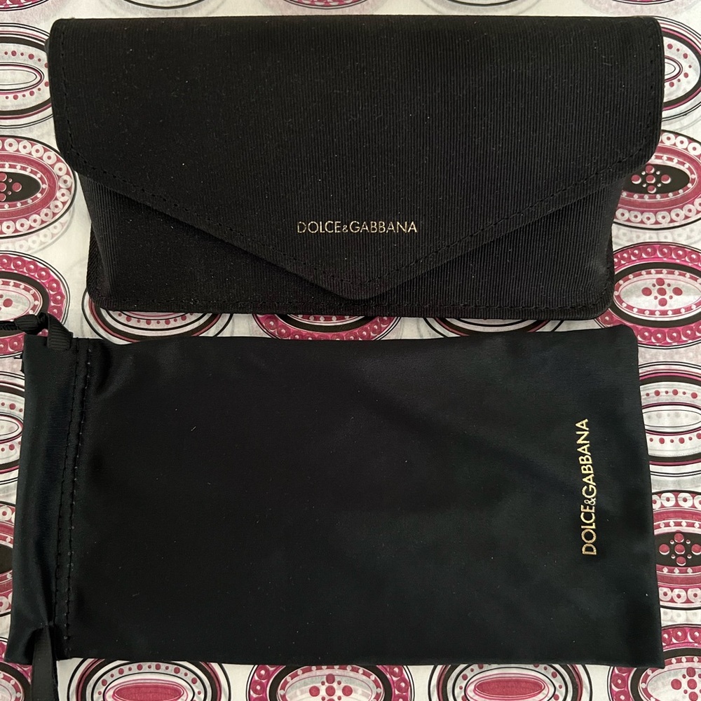 Dolce & Gabbana Sunglass/Eyewear case with Dust Bag